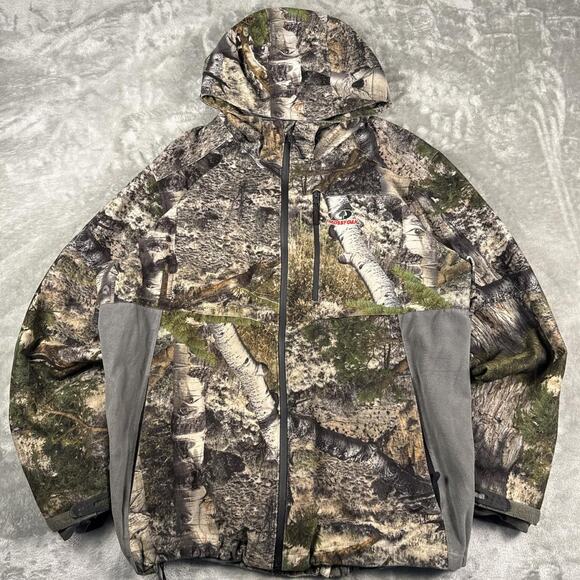 Realtree Other - Mossy Oak Vintage Realtree camo zip-up hoodie with quilted lining and fleece
